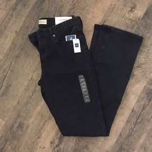 Gap Authentic Perfect Boot MidRise Black Jeans 27R